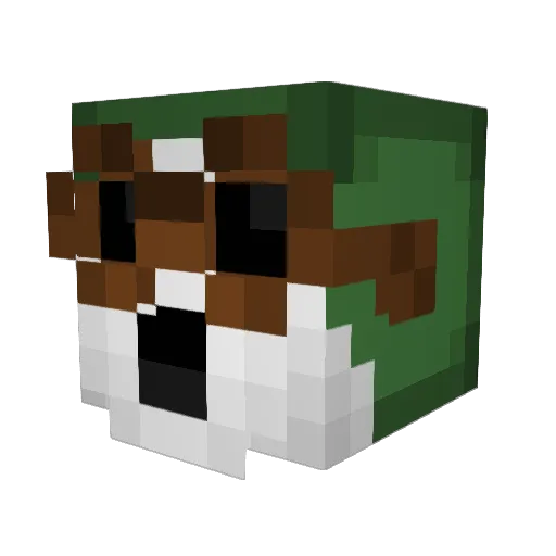 Sparky388086 Minecraft avatar head, 3D render