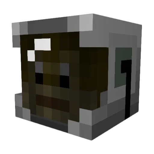 SparkyChimp Minecraft avatar head, 3D render