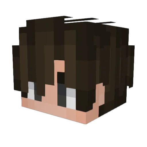 SparkyMox Minecraft avatar head, 3D render