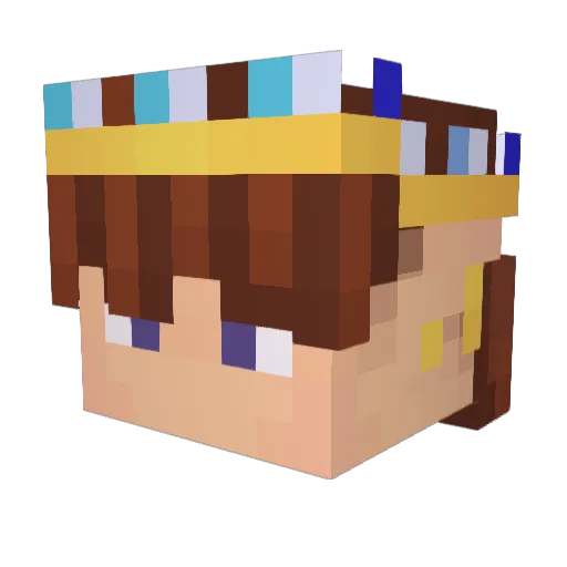 Sparky_1214 Minecraft avatar head, 3D render