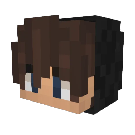 Sparky_Cobra Minecraft avatar head, 3D render