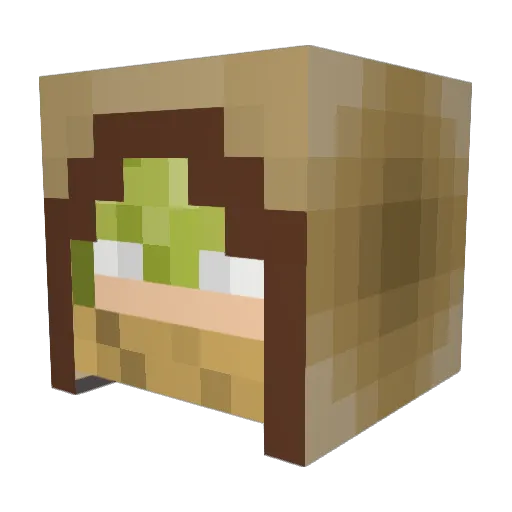 Sparky_Jr Minecraft avatar head, 3D render
