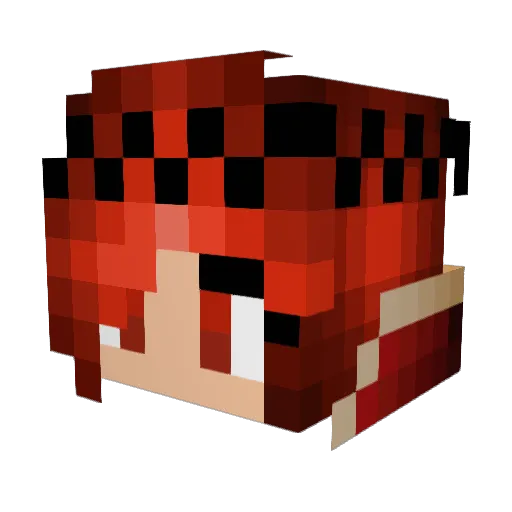 Sparky_OwO Minecraft avatar head, 3D render
