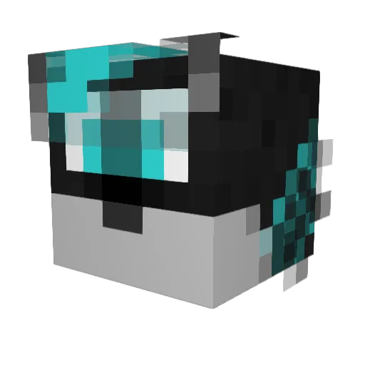 Sparkyxcs Minecraft avatar head, 3D render