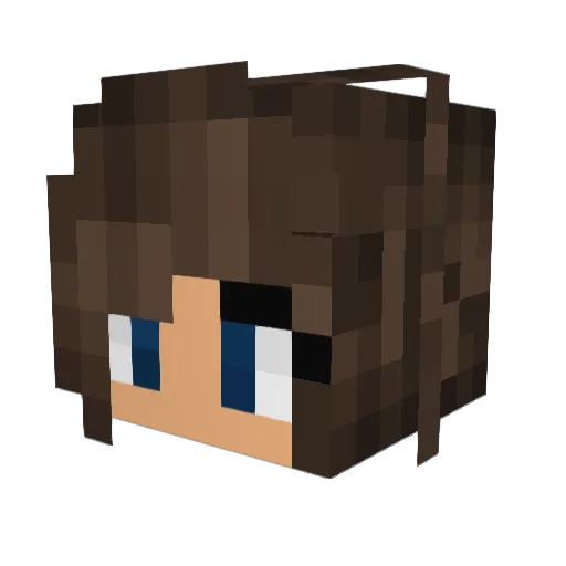 Sparkyy8800 Minecraft avatar head, 3D render