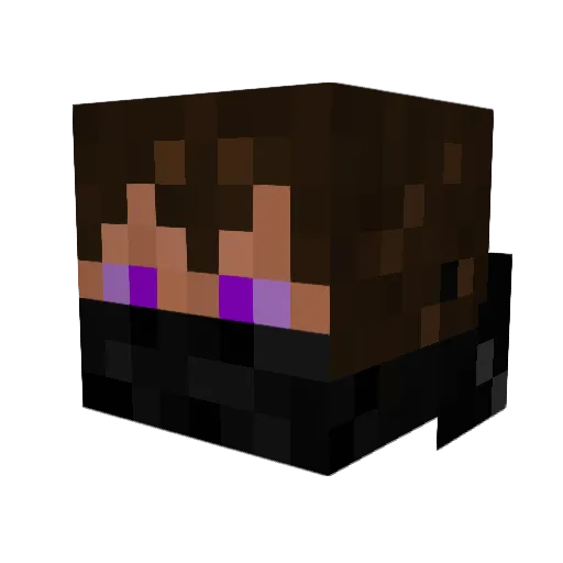 Sparn96 Minecraft avatar head, 3D render