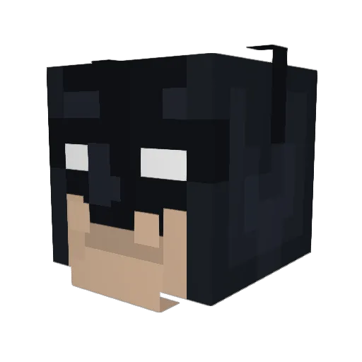 SparrowHawk44 Minecraft avatar head, 3D render