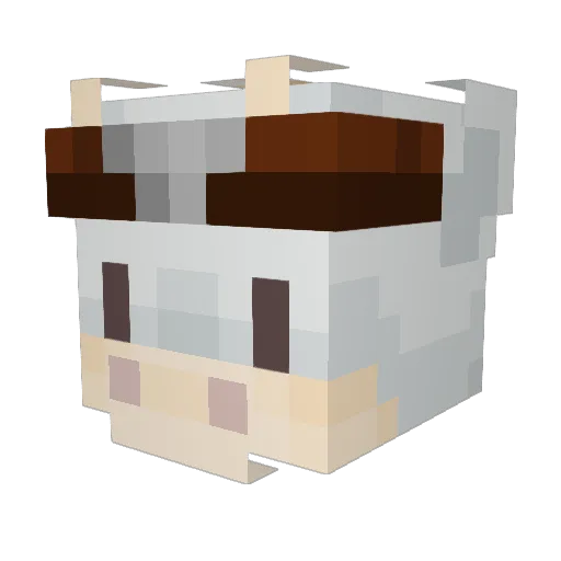 SparrowShinoda Minecraft avatar head, 3D render