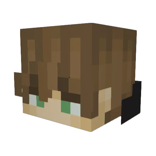 Sparta30 Minecraft avatar head, 3D render