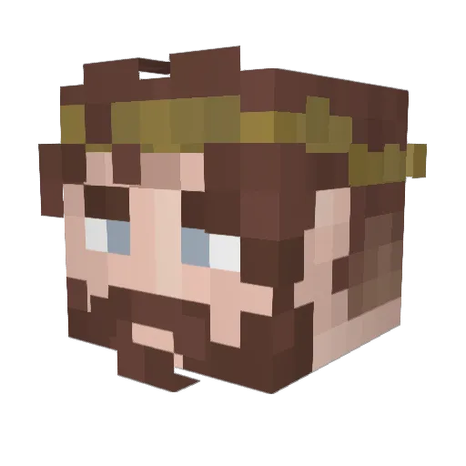 Sparta3200 Minecraft avatar head, 3D render