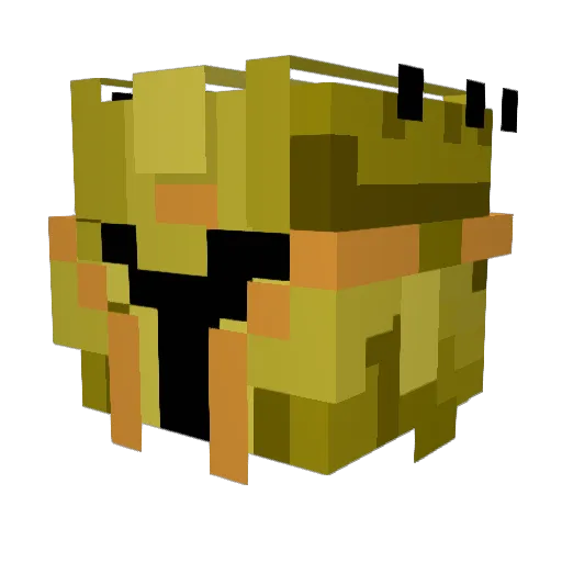 SpartaLuke Minecraft avatar head, 3D render