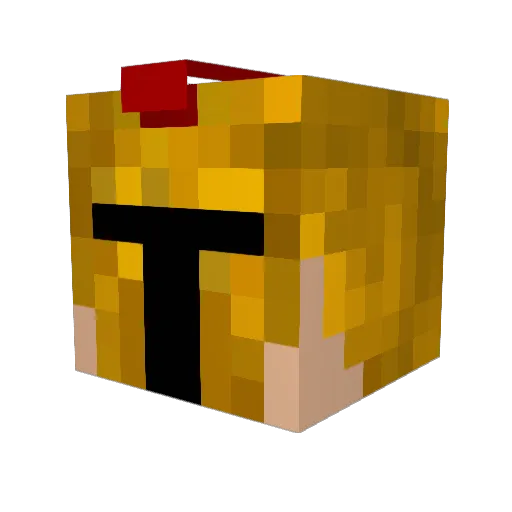 Spartacus4321 Minecraft avatar head, 3D render