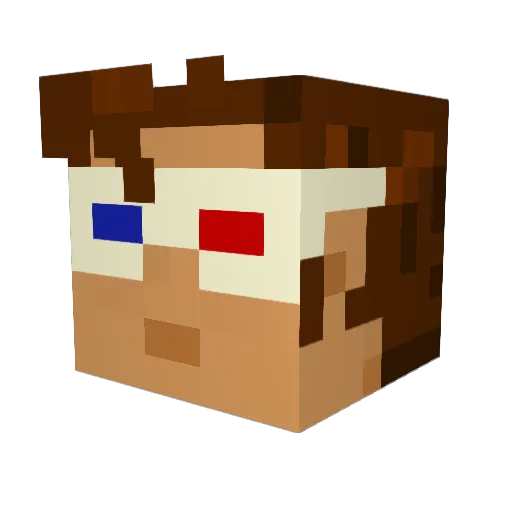 Spartan051 Minecraft avatar head, 3D render