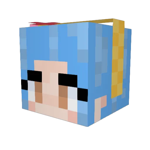 SpartanCrown Minecraft avatar head, 3D render