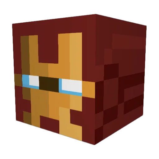 SpartanGamer592 Minecraft avatar head, 3D render