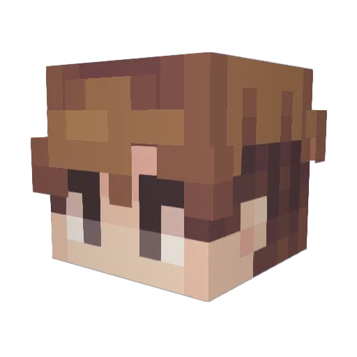 SpartanHawkeye4 Minecraft avatar head, 3D render