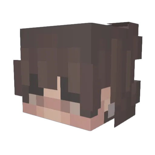 SpartanKennedy Minecraft avatar head, 3D render