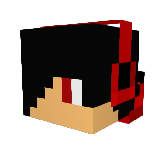 SpartanKiller23 Minecraft avatar head, 3D render