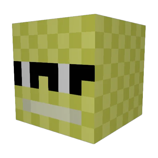 SpartanM4 Minecraft avatar head, 3D render