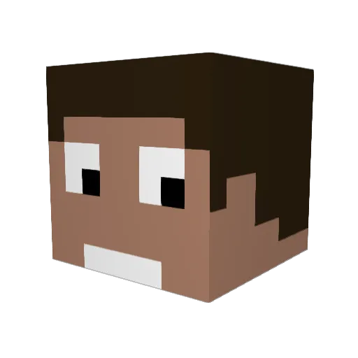 SpartanN912 Minecraft avatar head, 3D render