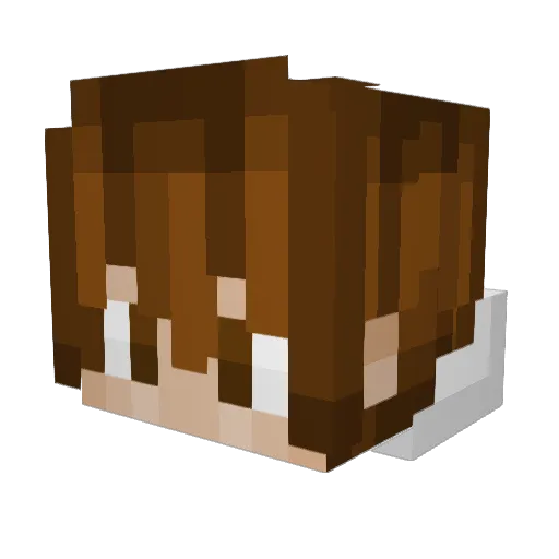 SpartanSet Minecraft avatar head, 3D render