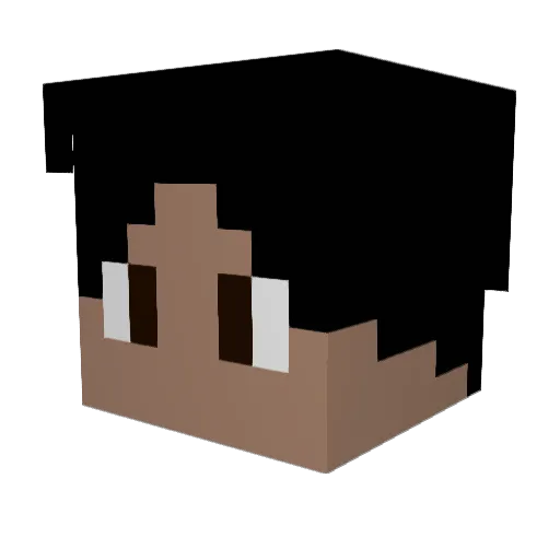 SpartanSquire41 Minecraft avatar head, 3D render