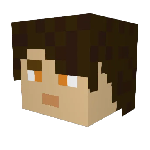 Spartan_087 Minecraft avatar head, 3D render