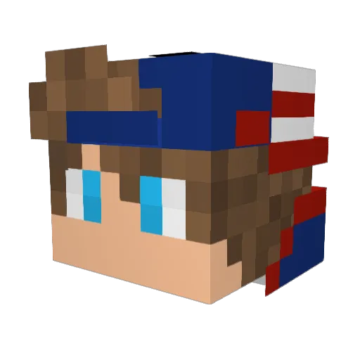 Spartan_Fierce Minecraft avatar head, 3D render