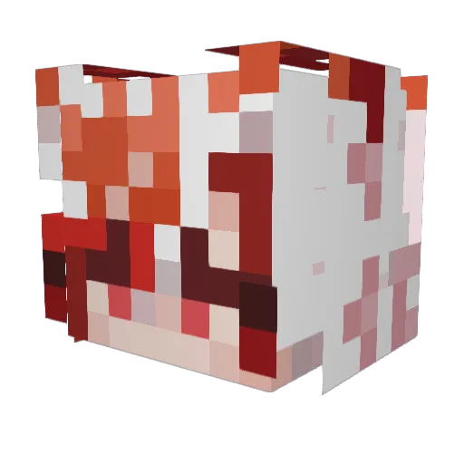 Spartan_Mango Minecraft avatar head, 3D render