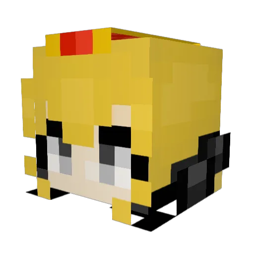 Spartan_Princess Minecraft avatar head, 3D render