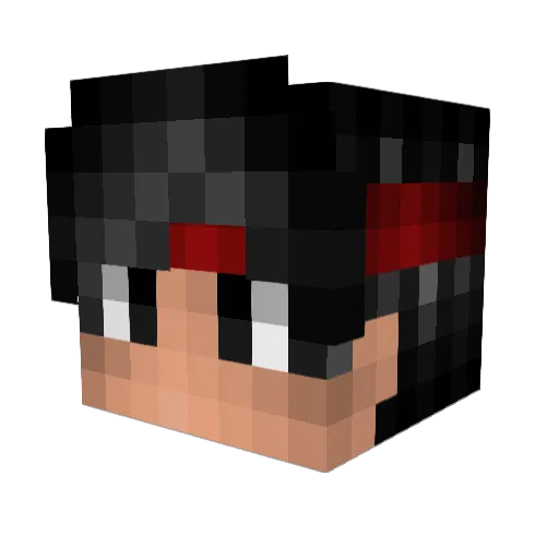 Spartana2 Minecraft avatar head, 3D render