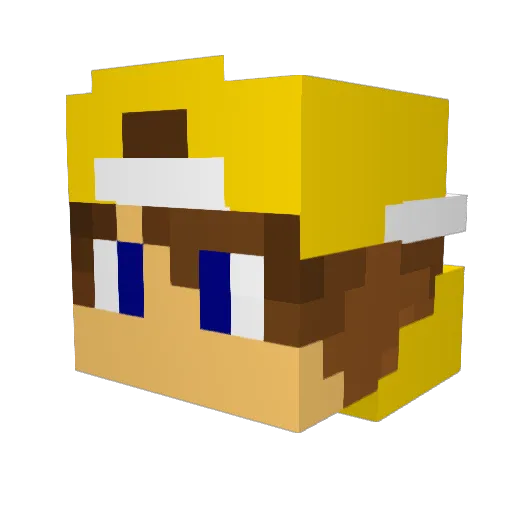 Spartane03 Minecraft avatar head, 3D render