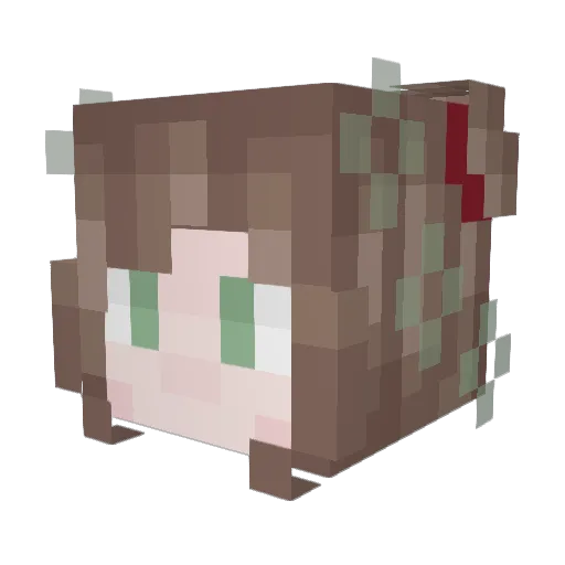 Spartans Minecraft avatar head, 3D render