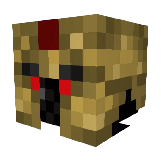 SpartansGhosts Minecraft avatar head, 3D render