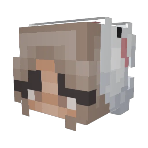 SpartansRath Minecraft avatar head, 3D render