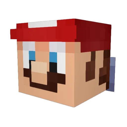 SpartenHunter Minecraft avatar head, 3D render