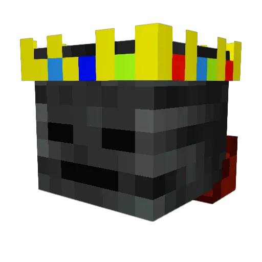 SpartinWolf Minecraft avatar head, 3D render