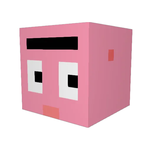 Spartinka99 Minecraft avatar head, 3D render