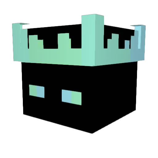 Spartles Minecraft avatar head, 3D render
