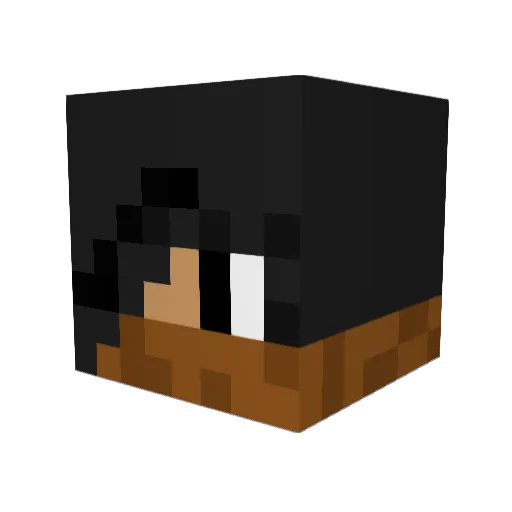 Spartycus94 Minecraft avatar head, 3D render