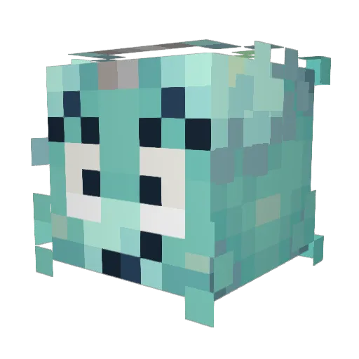 SparyBottle Minecraft avatar head, 3D render