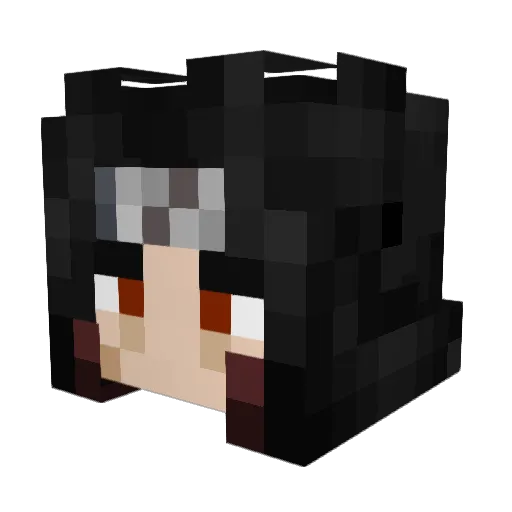 Spas2 Minecraft avatar head, 3D render
