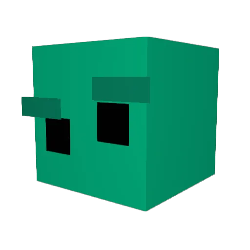 Spaxmalgona Minecraft avatar head, 3D render