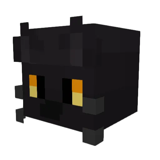SpaxxV Minecraft avatar head, 3D render