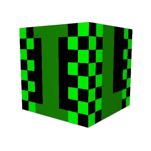 Spazdor Minecraft avatar head, 3D render