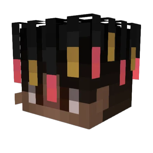 Spazkilledyou Minecraft avatar head, 3D render
