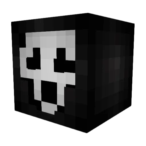 Spazyn Minecraft avatar head, 3D render