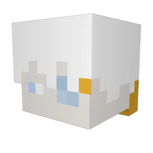 Spe3r_ Minecraft avatar head, 3D render