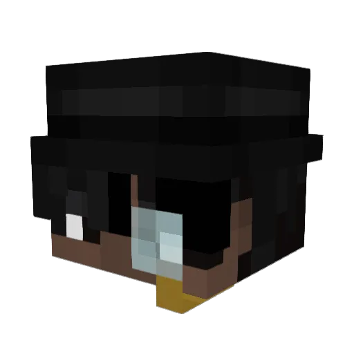 SpeLr Minecraft avatar head, 3D render