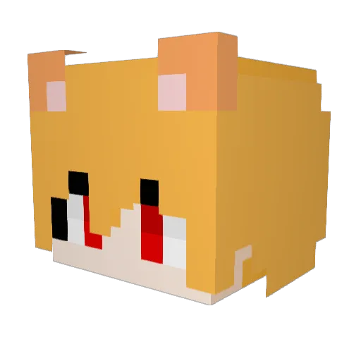 Speaca159 Minecraft avatar head, 3D render